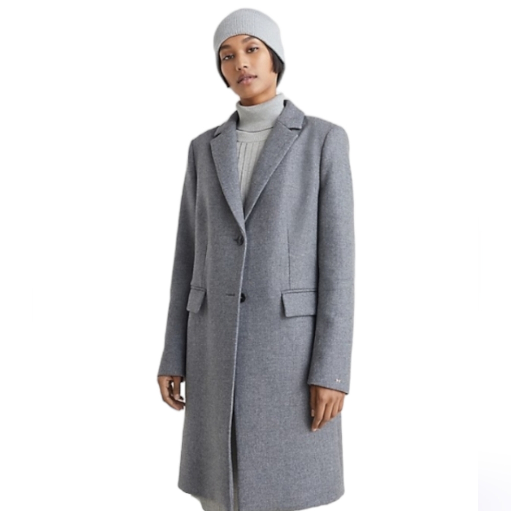 Gray Trench Coat w/pockets